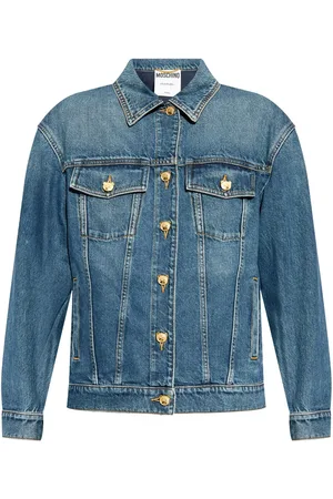 Moschino Bear-motif denim jacket