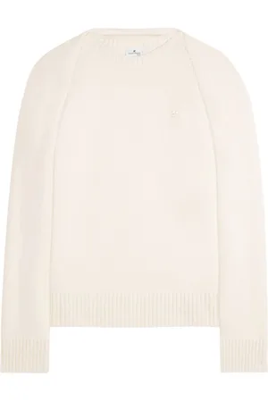 Courrèges Layered logo-embroidered sweater