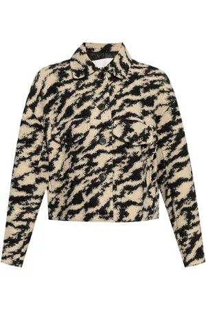 Isabel Marant Ferida zebra-print coat