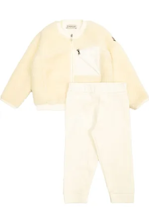 Moncler Embroidered-logo trouser set