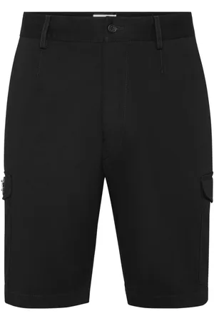 Philipp Plein Logo-plaque cargo shorts