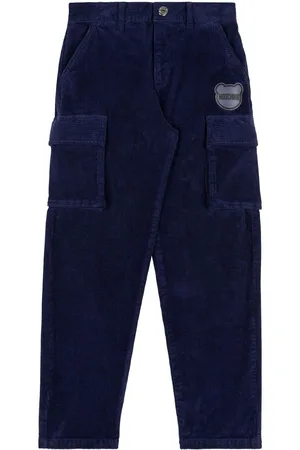 Moschino Logo-appliqu??d cargo trousers