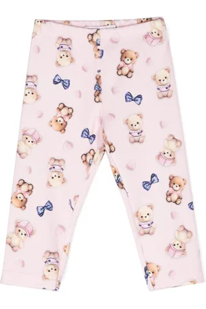 MONNALISA Teddy bear-printed leggings