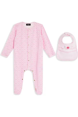 VERSACE Logo print babywear set