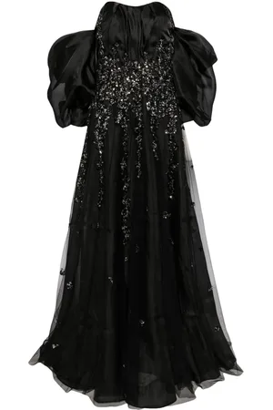 Saiid Kobeisy Bead-embellished organza gown