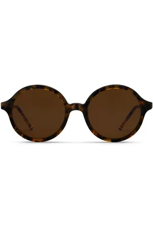 Thom Browne Tortoiseshell round-frame sunglasses