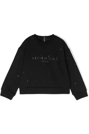 John Richmond Studded-logo sweatshirt