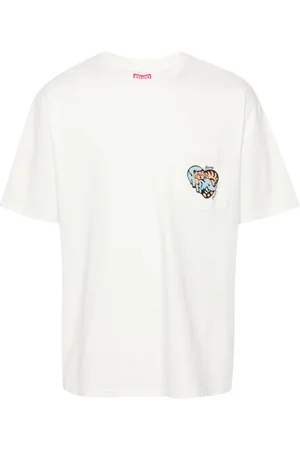 Kenzo Jungle Heart-print T-shirt