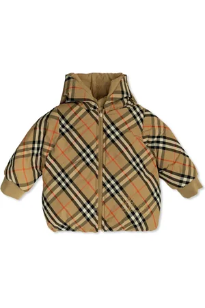 Burberry Check-print puffer jacket