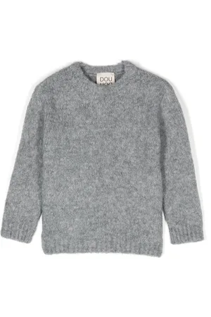 DOUUOD KIDS Logo-appliqu??d jumper