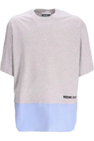 Moschino Two-tone logo-print t-shirt