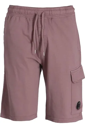C.P. Company Lens-detail fleece track shorts