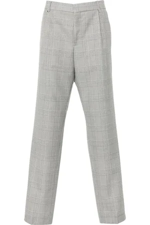 HUGO BOSS Tartan-check trousers
