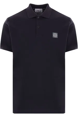 Stone Island Logo patch polo shirt