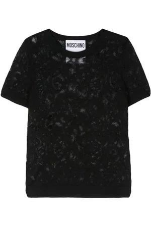 Moschino Jacquard knitted top