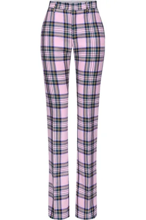 AREA Checked trousers