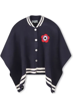 Kenzo Logo-appliqu?? knitted cape
