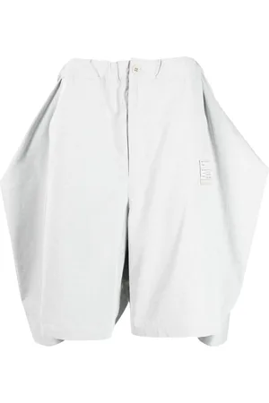 Maison Mihara Yasuhiro Deconstructed combo cotton shorts