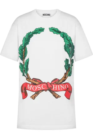 Moschino Laurel Wreath Cotton T-Shirt