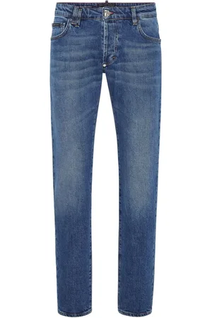 Philipp Plein Tattoo Super straight-cut jeans