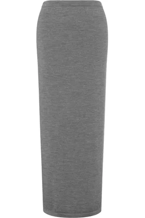 Moschino Knitted virgin wool pencil skirt