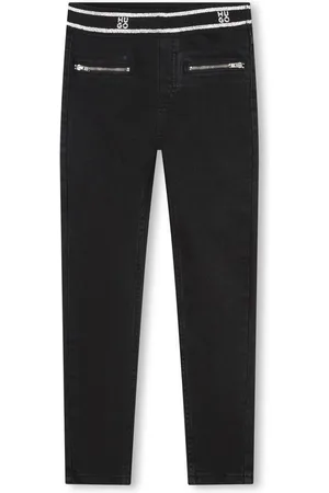 HUGO BOSS Logo-trim jeggings