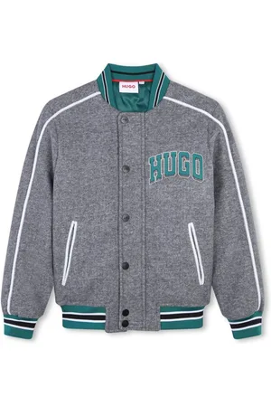 HUGO BOSS Logo-appliqu?? bomber jacket