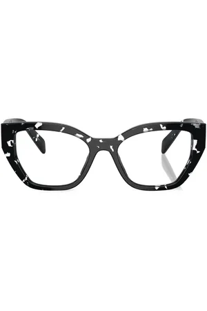 Prada Tortoiseshell geometric-frame glasses