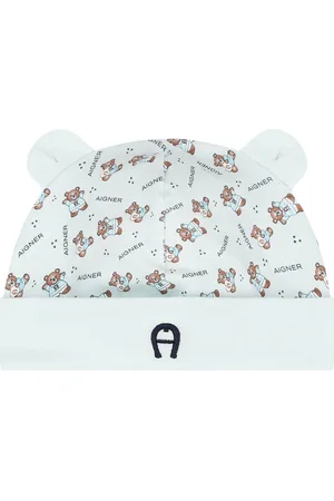 Aigner Teddy-bear print beanie