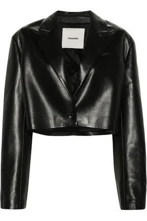 Nanushka Aidula single-breasted cropped blazer