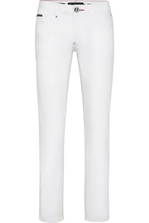 Philipp Plein Tiger-appliqu?? straight-leg jeans