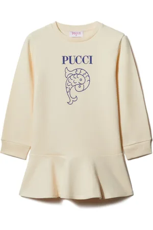 PUCCI Junior Logo-print cotton dress