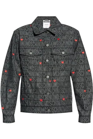 Moschino Jacquard-logo jacket