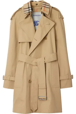 Burberry Vintage Check cotton trench coat