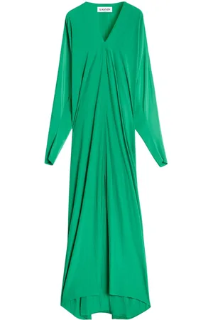 Lanvin Long-sleeve kaftan dress
