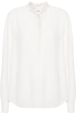 Isabel Marant Estela broderie anglaise-trim shirt