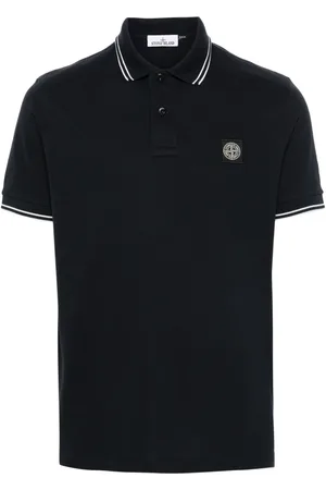 Stone Island Compass-motif polo shirt