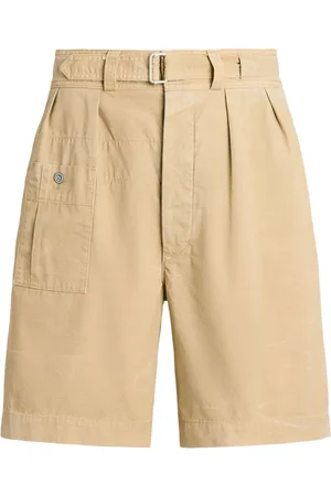 Ralph Lauren Cotton belted shorts