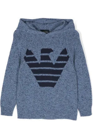 Emporio Armani Eagle-intarsia hoodie