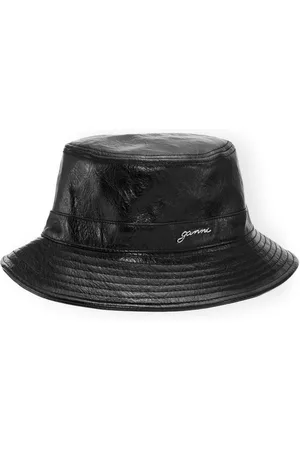 Ganni Appliqu??-logo bucket hat