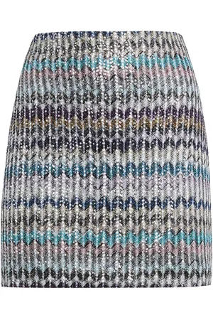 Missoni Zigzag sequin mini skirt