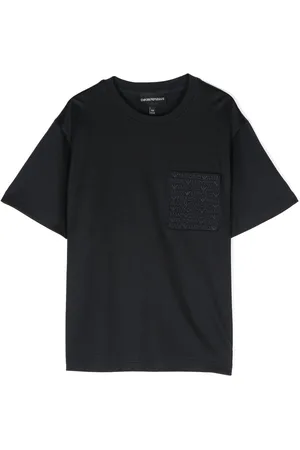 Emporio Armani Logo-embroidered T-shirt