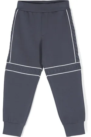 Emporio Armani Logo-tape track trousers