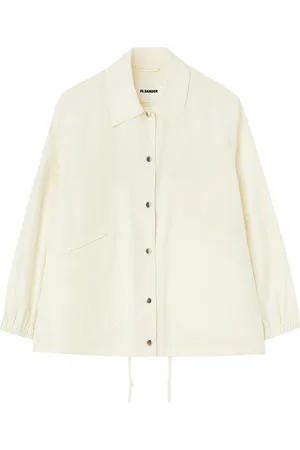 Jil Sander Logo-print cotton shirt jacket