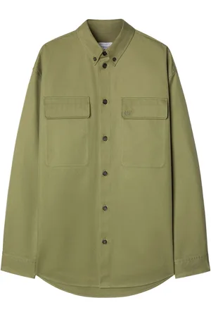 OFF-WHITE Logo-embroidered shirt jacket