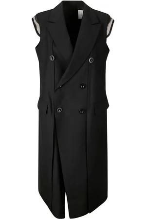 SACAI Suiting Long Vest coat