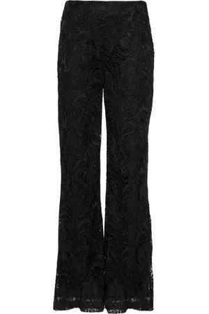 Twin-Set Macram?? straight-leg trousers