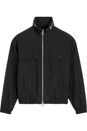 Ami Logo-print zip-up windbreaker