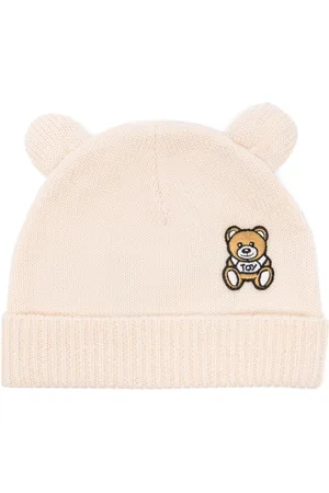 Moschino Teddy Bear-patch beanie hat