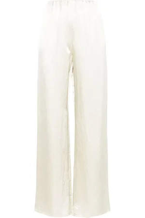 Nanushka Wide-leg satin trousers